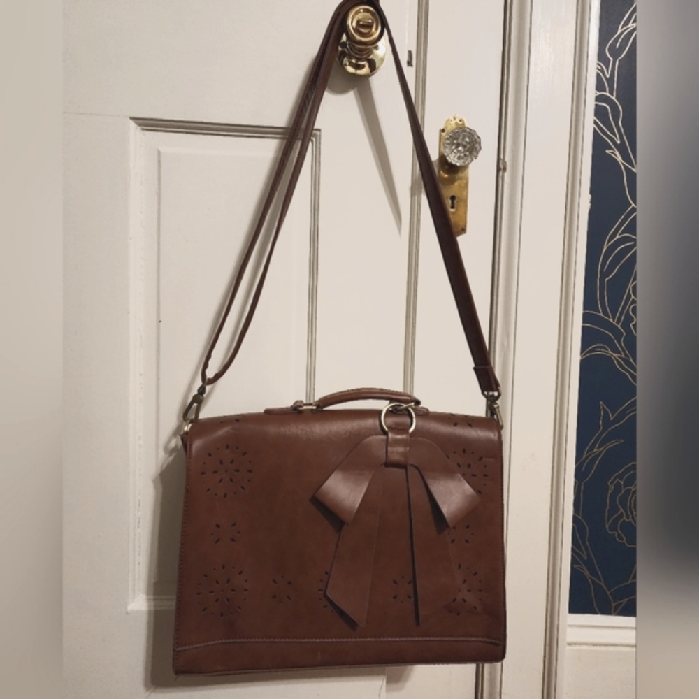 Women's Briefcase with Bow
